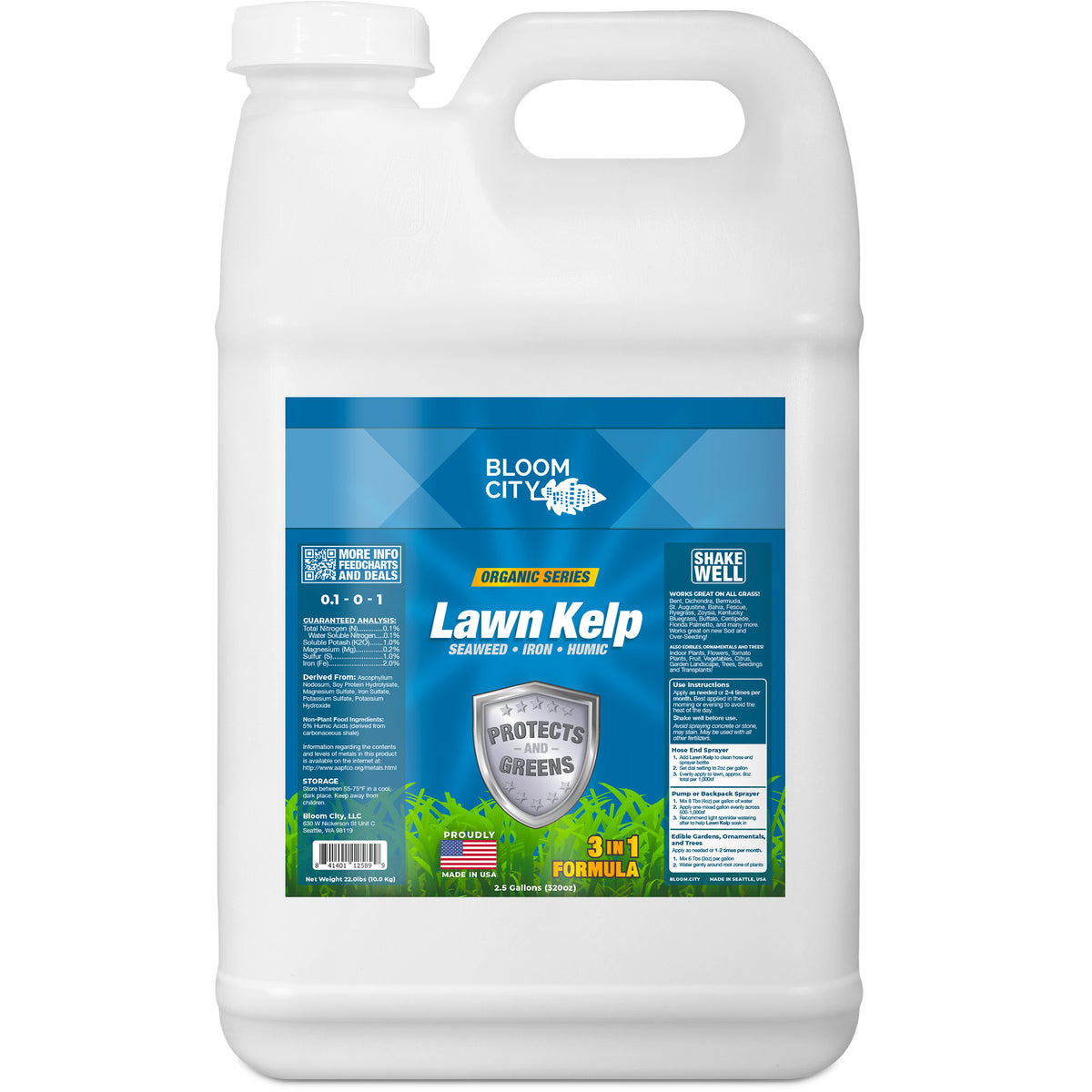 Lawn Kelp 3-in-1 | For Lush Organic Lawns