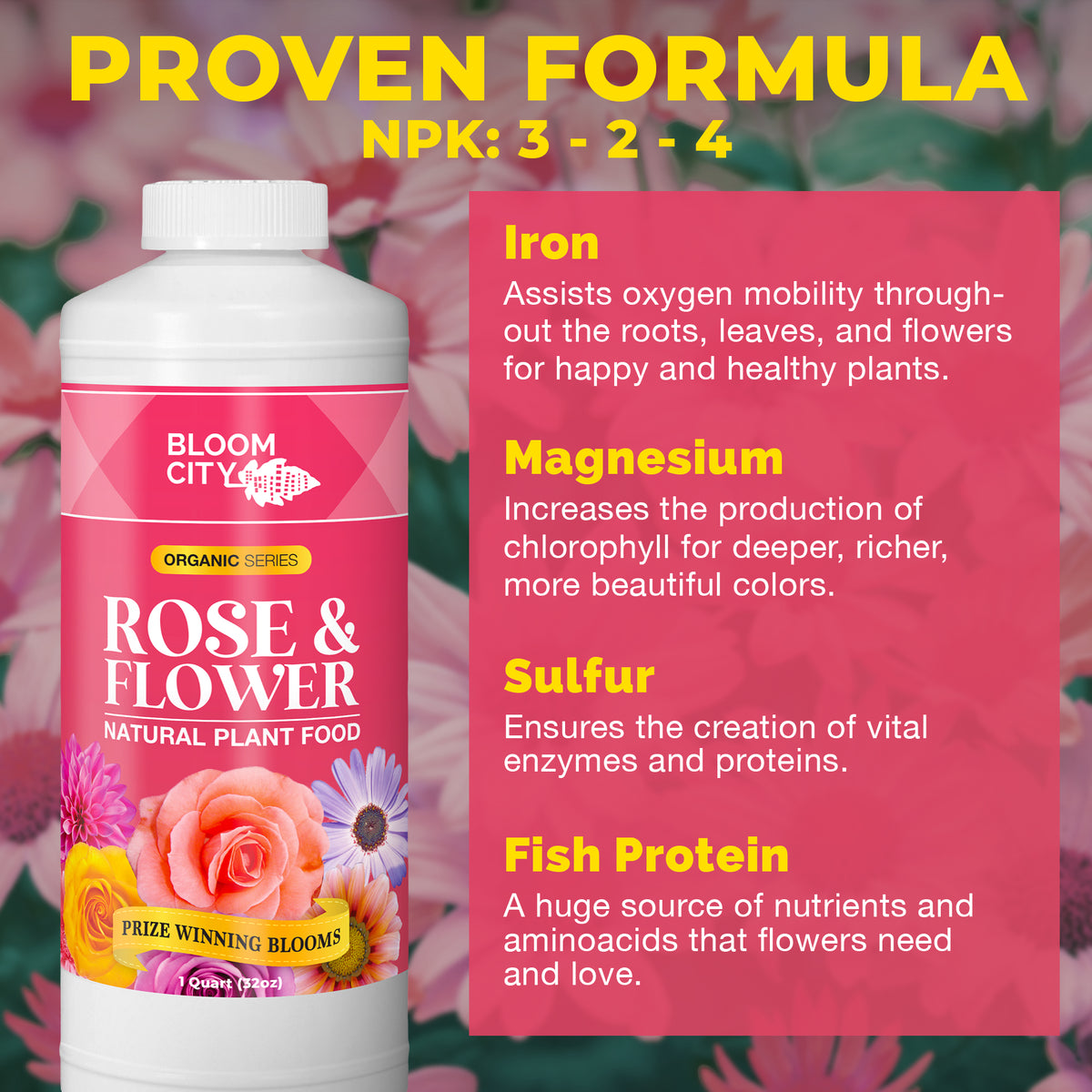 Rose &amp; Flower | Organic Plant Food