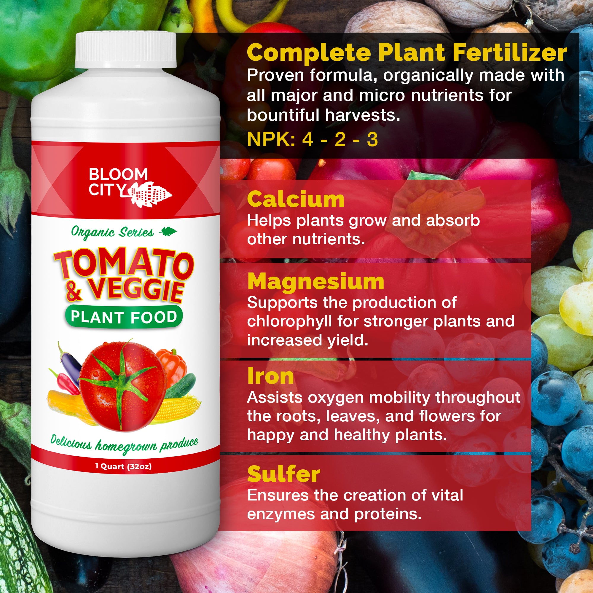flowering tomato plant fertilizer Tomato & Veggie | Organic Plant Food